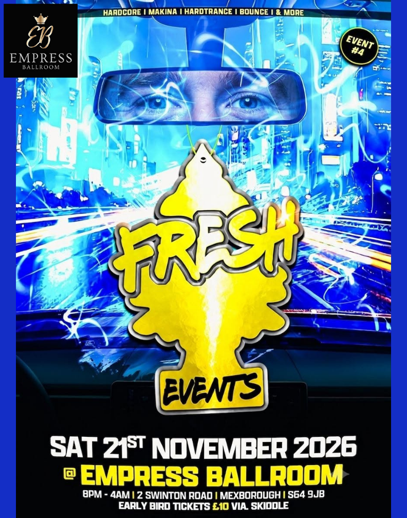 Fresh Events Rave Poster